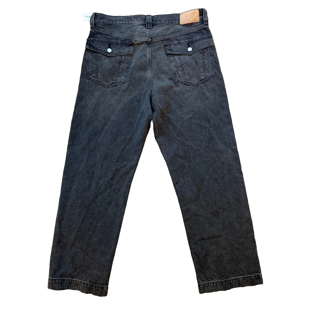 PacSun Mens Baggy Black Jeans 34x32 NWT Skater Y2K Denim